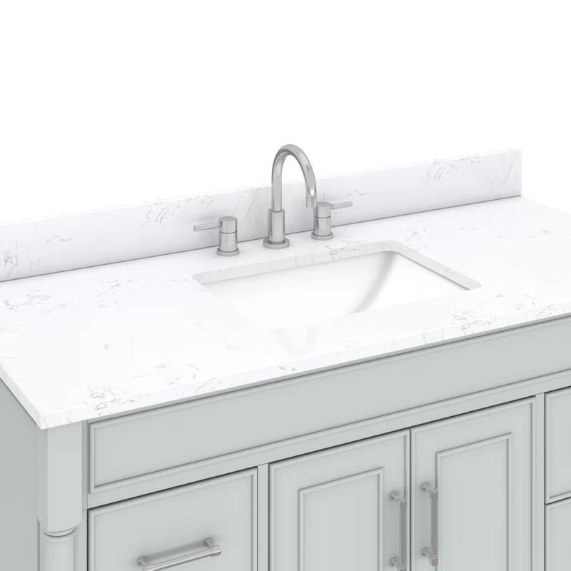 Avanity Bristol 48" Free Standing Single Bathroom Vanity with Engineered Stone Top