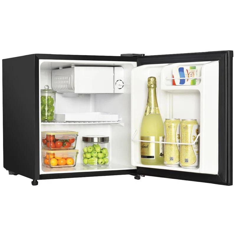 Magic Chef 1.7 Cubic-ft Manual Defrost Refrigerator (Black)