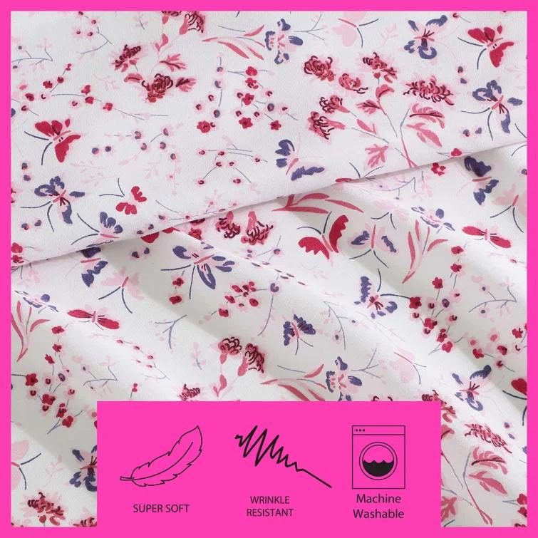 Betsey Johnson Betsey Johnson Printed Novelty Sheet Sets