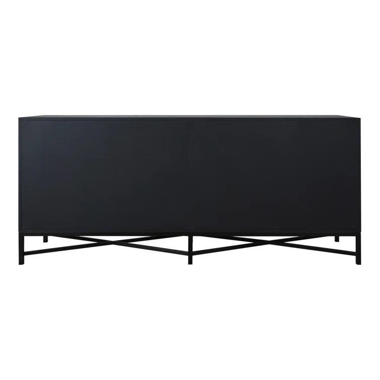 Meera 76" Wide Wood Sideboard