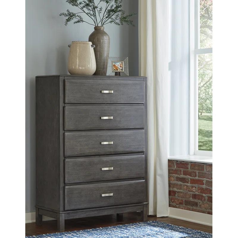 Gracie Oaks Kennon 36.5'' W 5 - Drawer Dresser