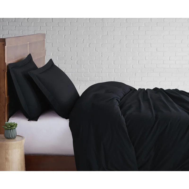 Brooklyn Loom Cotton Duvet Cover Set