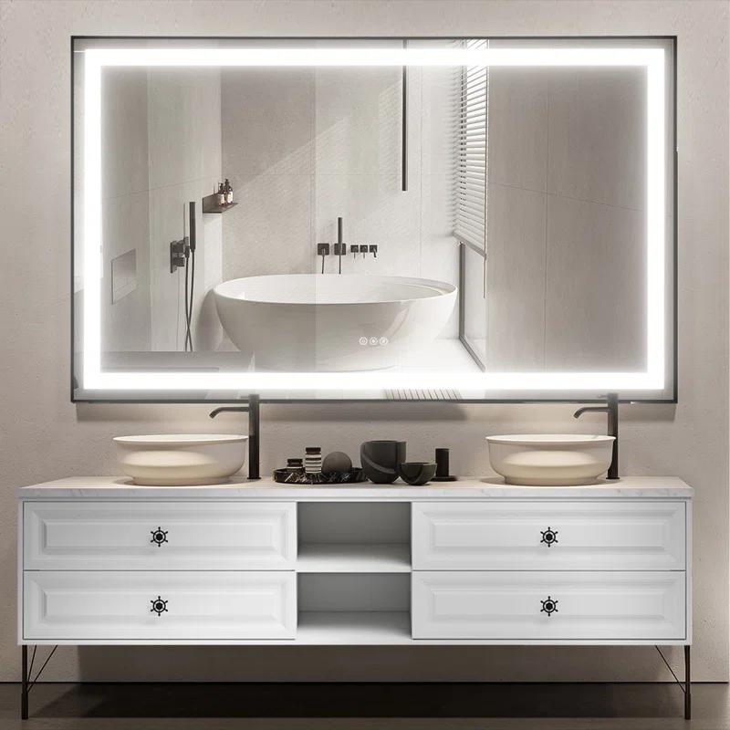 AMANI Eleen 96 In. W X 23 In. D X 22 In. H Bath Vanity Cabinet Without Top