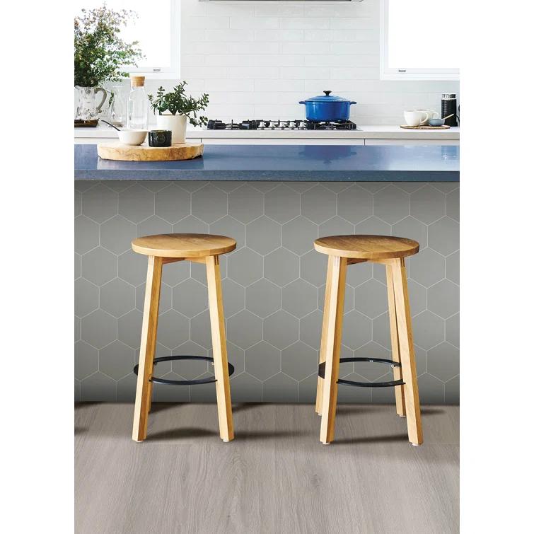 WallPops! Hexagon Peel and Stick Luxury Wall Tiles