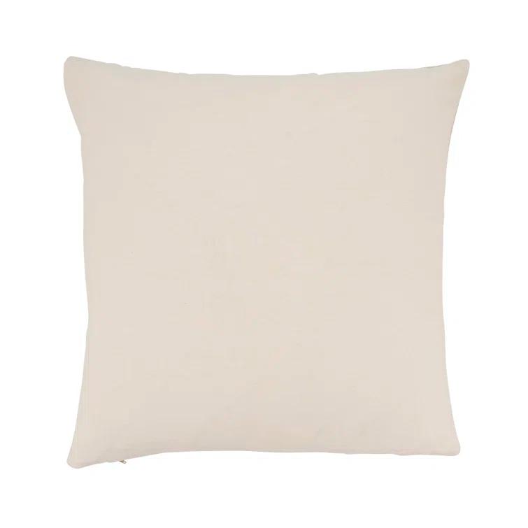 Saro Klani Collection Tassels Cotton Throw Pillow