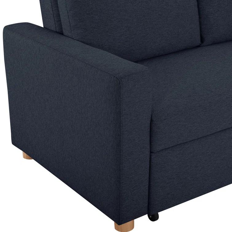 Serta Serta Trinity 66.1" Full Size Convertible Loveseat, Dream Coil Comfort, Easy Assembly
