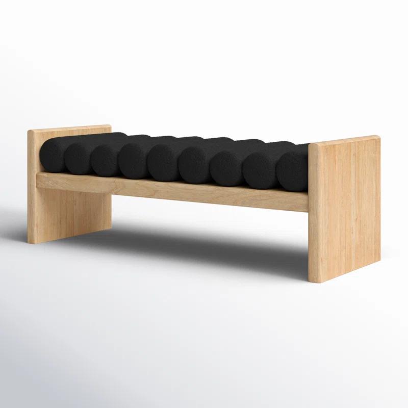 Reeves Boucle Wood Bench