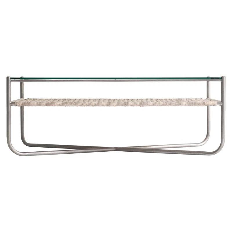 Bernhardt Kendo Glass Top Single Coffee Table