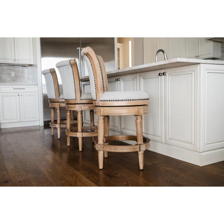 Maven Lane Maven Lane Pullman Stool with Fabric Upholstery