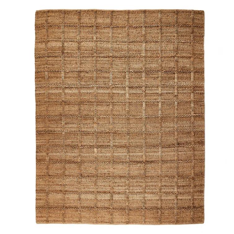 Gracie Oaks Hanne Jute Area Rug for Dining Room Living Room, Natural