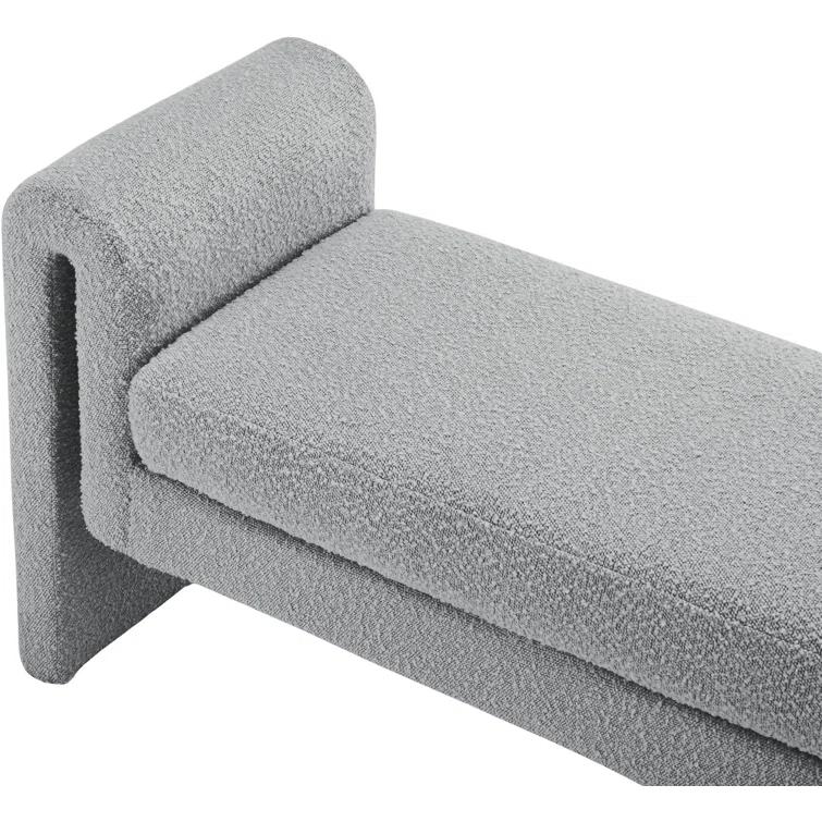 Wrought Studio™ Hiroyasu Upholstered Boucle Bench