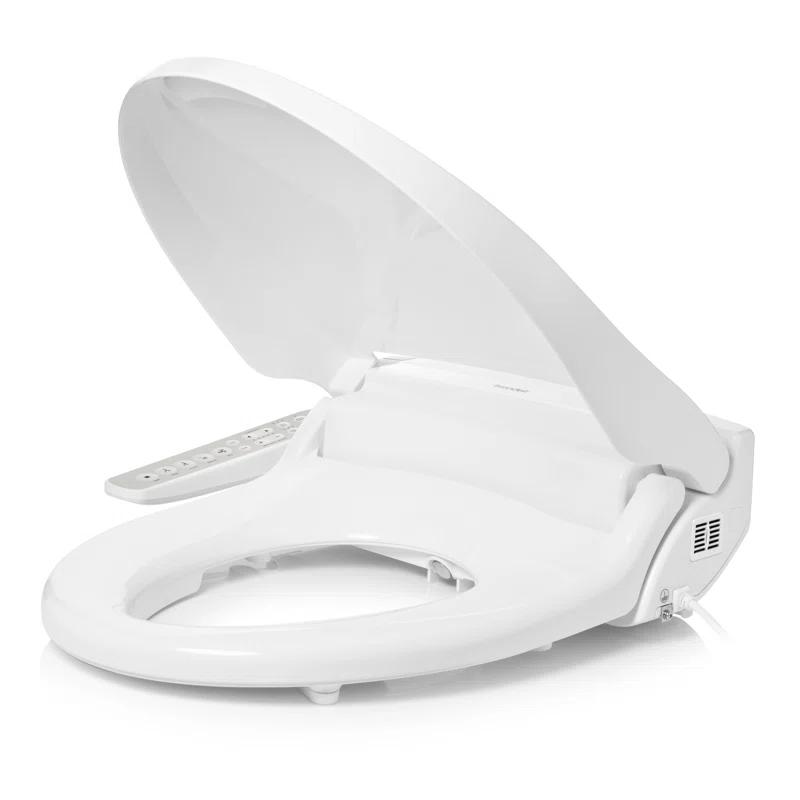 Brondell DR801-RW Swash Select DR801 Sidearm Bidet Seat with Warm Air Dryer and Deodorizer, Round White