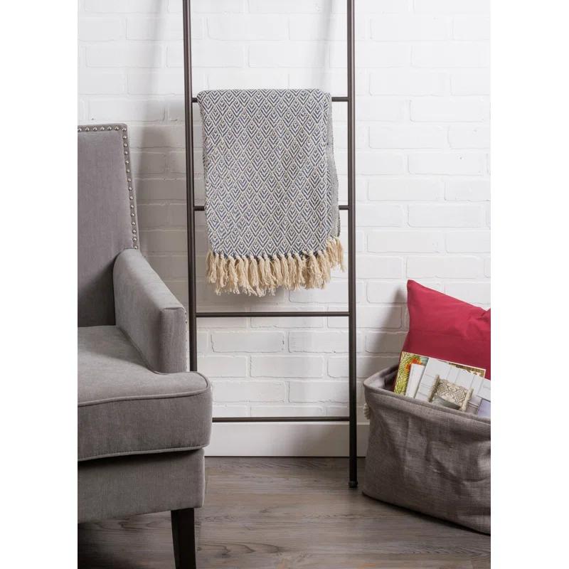 Design Imports Hand Woven Throw Blanket