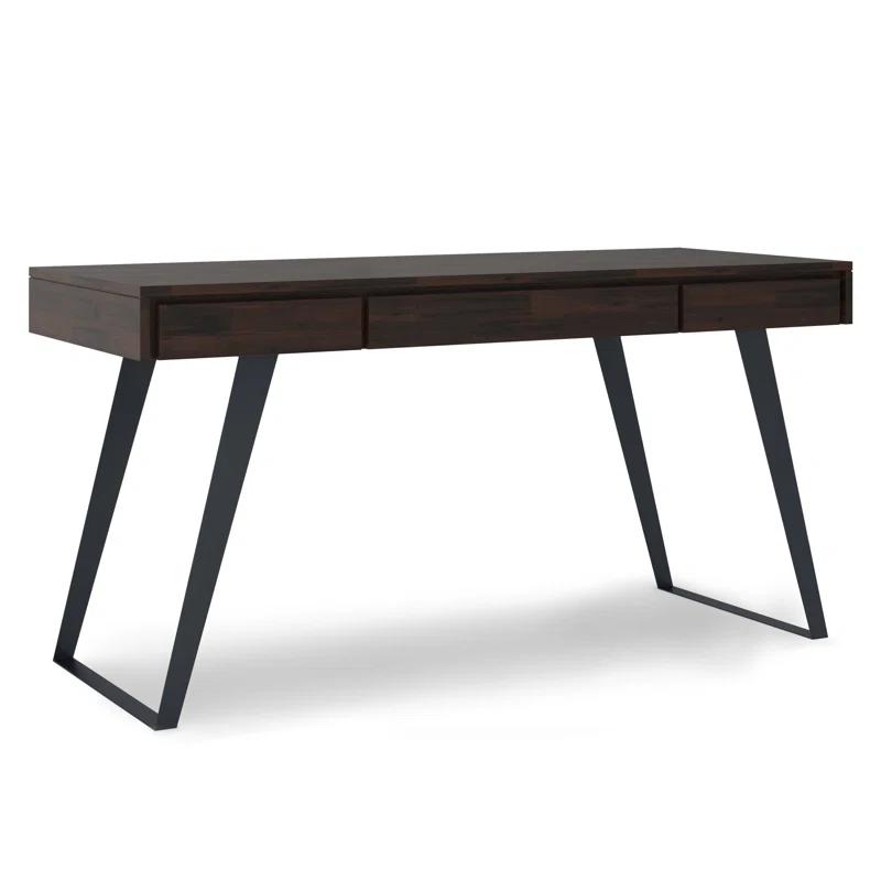 Simpli Home Lowry Solid Wood Desk