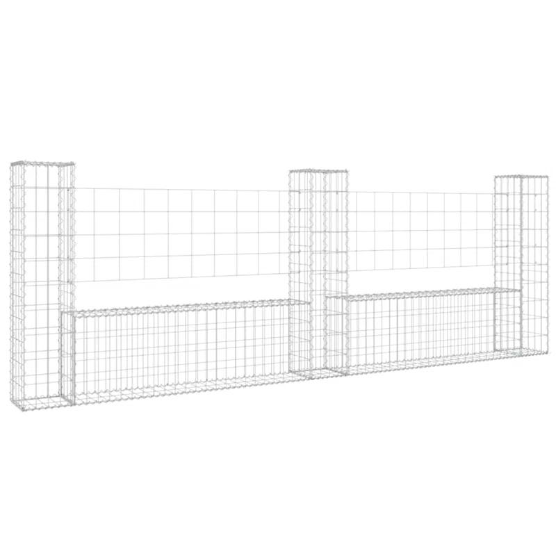 VidaXL Silver Metal Fence Panel