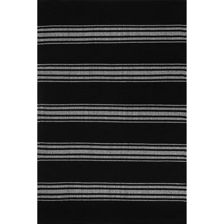 Breakwater Bay Aloizas Striped Cotton Area Rug