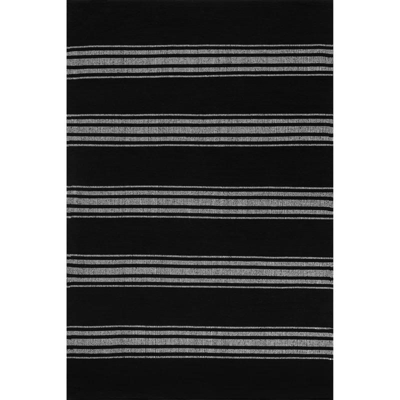 Breakwater Bay Aloizas Striped Cotton Area Rug