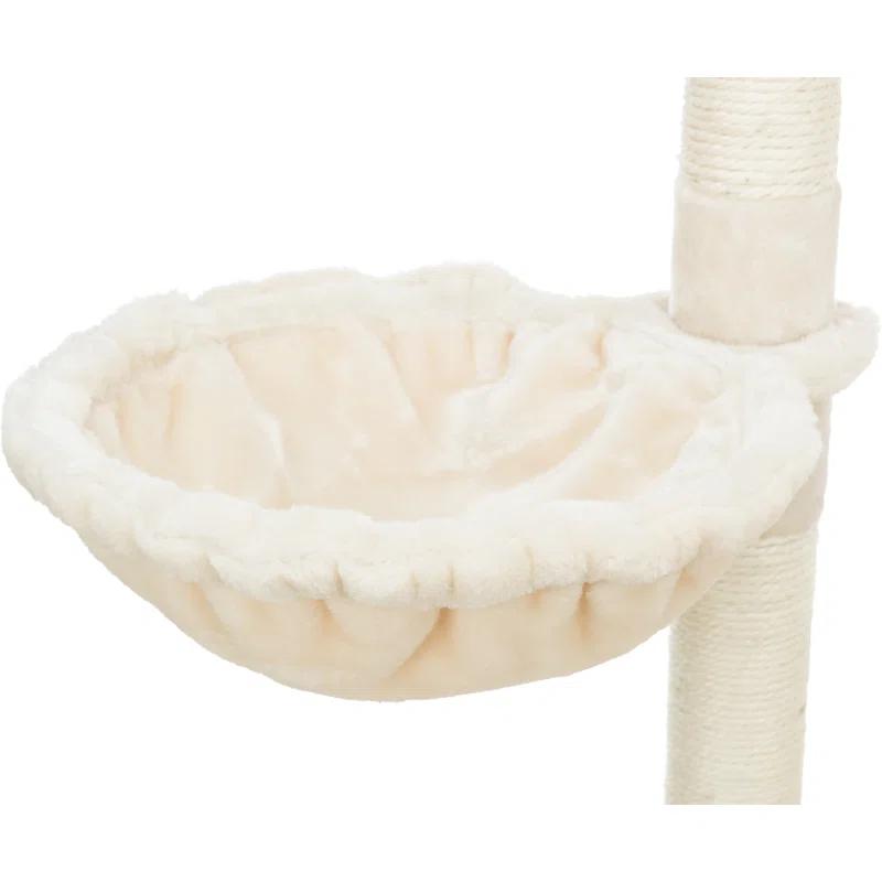 TRIXIE TRIXIE Roma 72" Cat Tower, 7-Level Sisal & Plush Cat Tree, Cat Scratcher 2-Condos Multiple Platforms Dangling Cat Toy