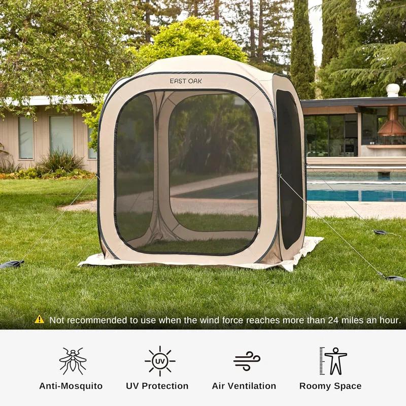 EAST OAK EAST OAK Screen House Tent Pop-Up 6 x 6 FT