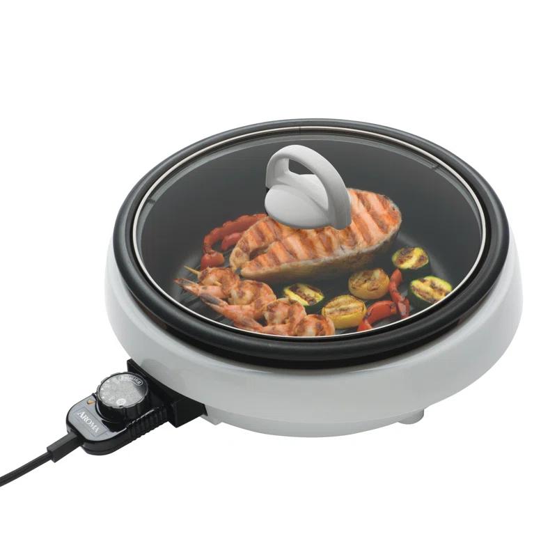 Aroma 3.3 Quart Electric Super Pot & Grill