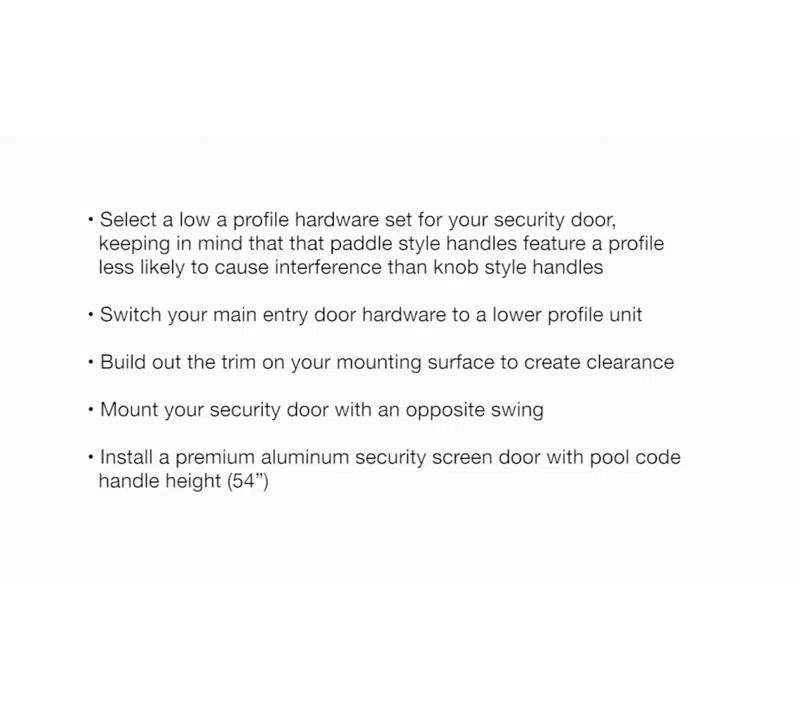 80'' Glass Aluminum Screen Doors