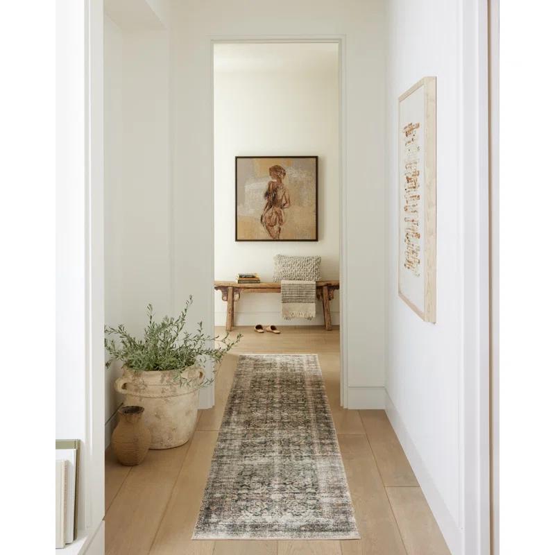 Amber Lewis x Loloi Morgan Navy / Sand Area Rug feat. CloudPile