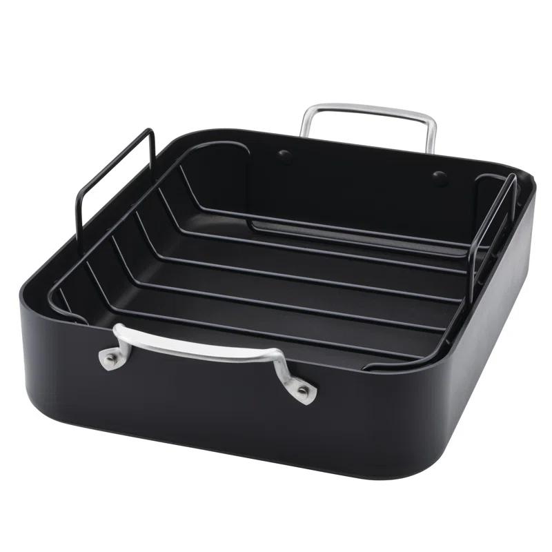 KitchenAid Hard-Anodized Aluminum Non-Stick Roasting Pan with Rack