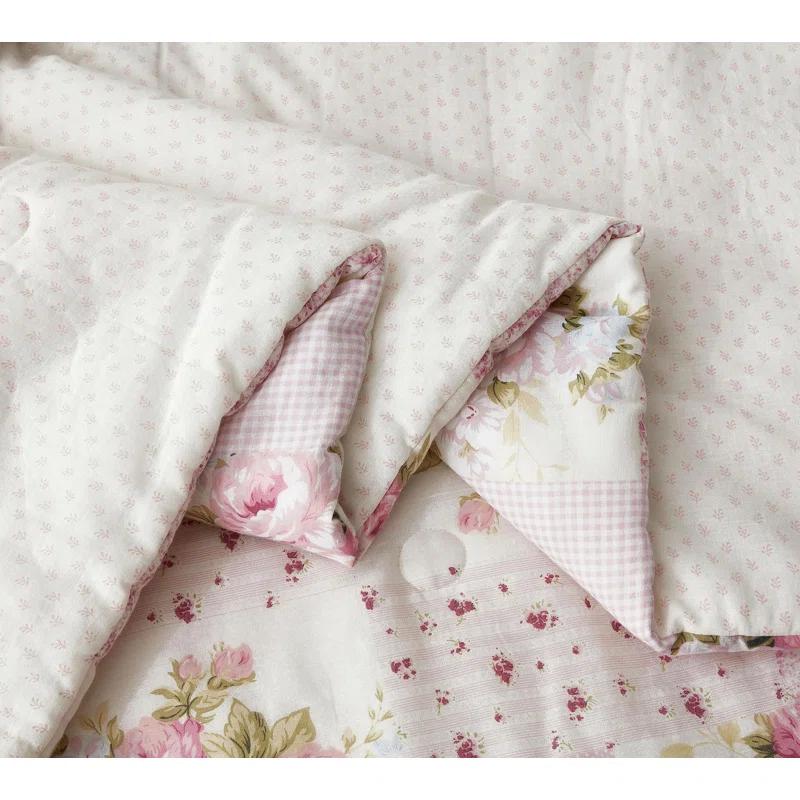 Chezmoi Collection Cotton Ring Stitch Comforter Set