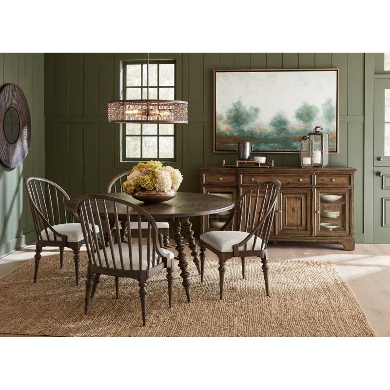 Pulaski Furniture Revival Row 3-Drawer Buffet with Cabinet Doors