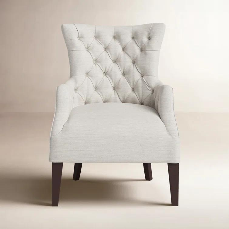 Tufted Wingback Accent Chair