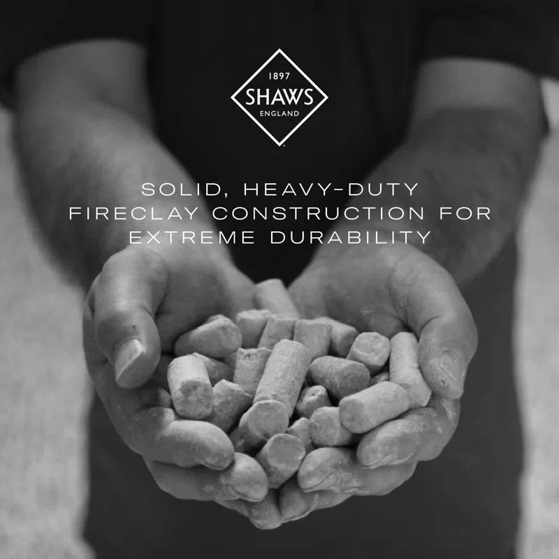 Shaws 30" Single Bowl Farmhouse Apron Front Fireclay Kitchen Sink