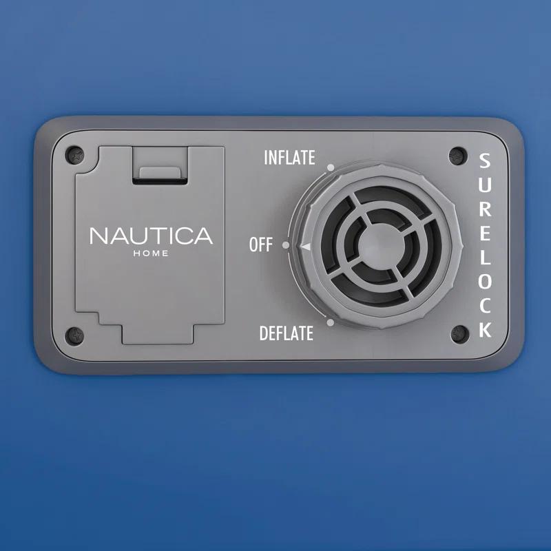 Nautica Nautica PlushAire Inflatable Air Mattress with Anti-leak Built-in Pump and Puncture Resistant Vinyl