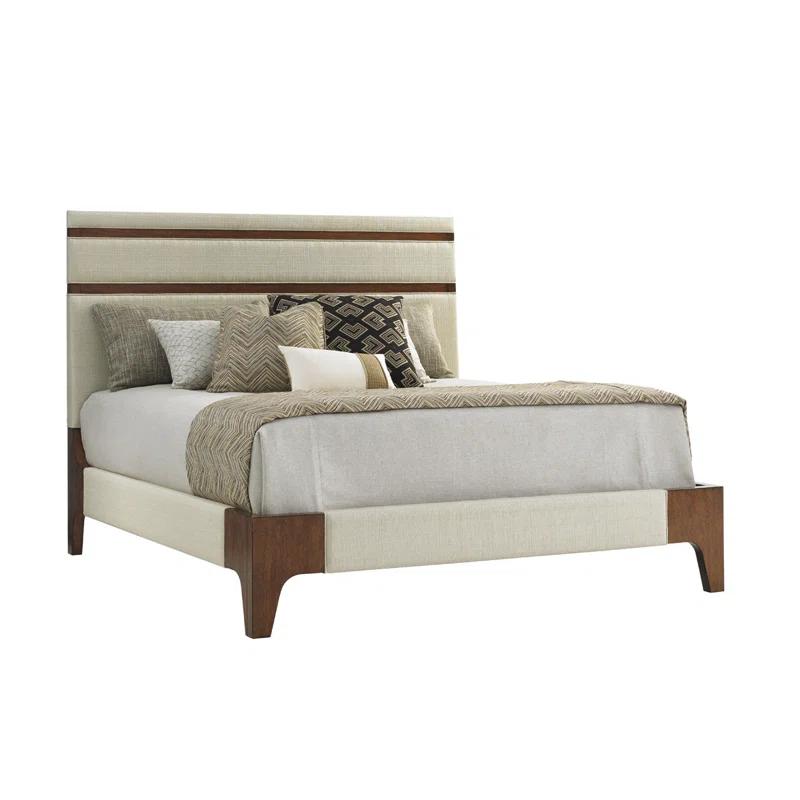 Island Fusion Mandarin Upholstered Panel Bed