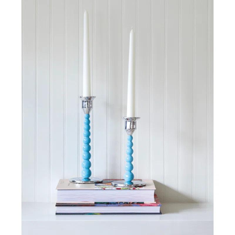 Aluminum Tabletop Candlestick (Set of 2)
