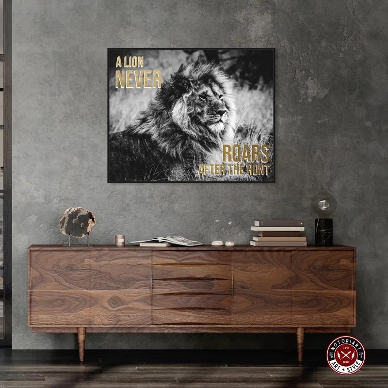 Notori Art Success Is Silent Canvas Motivational Quotes Print By Notoriart