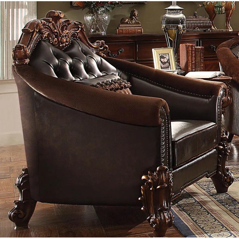 Andrew Home Studio Willowmore Faux Leather Armchair