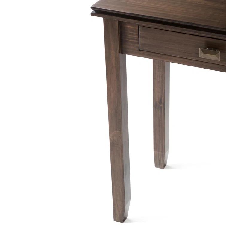 Simpli Home Artisan 46"W Solid Wood Storage Console Table with 2 Storage Drawers