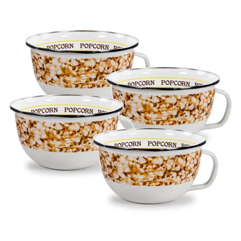Golden Rabbit Set of 4 Popcorn Sharing Bowls (Set of 4)