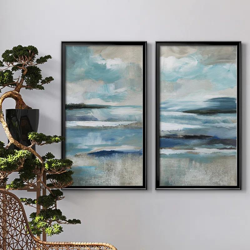 Wade Logan® " Distant Drama I " 2 - Pieces Painting Print (Set of 2)