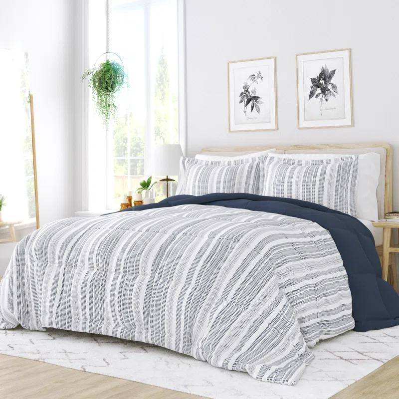 Becky Cameron Down Alternative Farmhouse Dreams Reversible Comforter Set