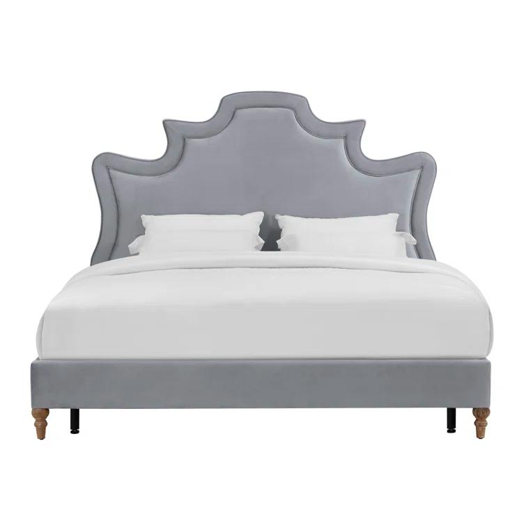 TOV Furniture Serenity Upholstered Platform Bed