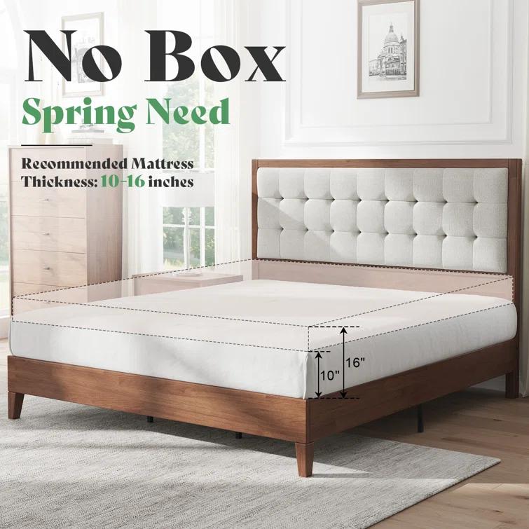 Wade Logan® Behka Upholstered Platform Bed
