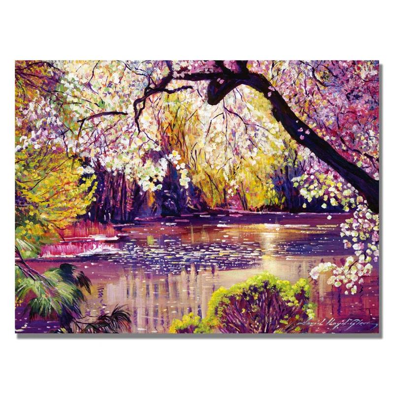 House of Hampton® " Central Park Spring Pond " by David Lloyd Glover