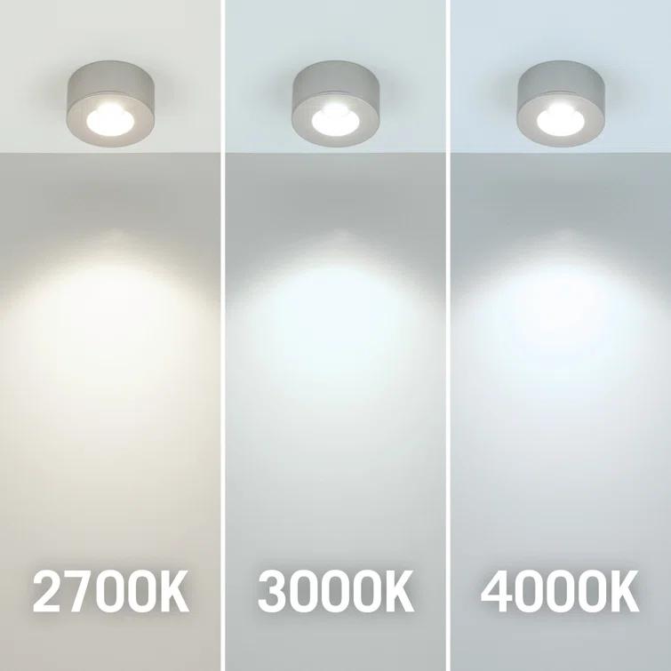 Armacost Lighting PureVue Mini Under Cabinet LED Puck Light, Flat, 4000K 213110