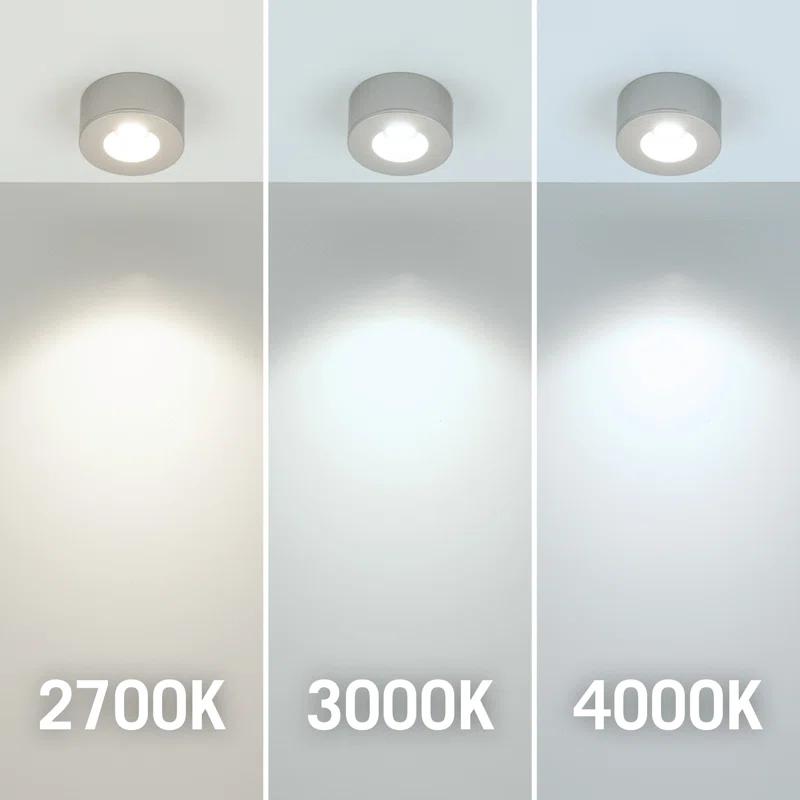 Armacost Lighting PureVue Mini Under Cabinet LED Puck Light, Flat, 4000K 213110