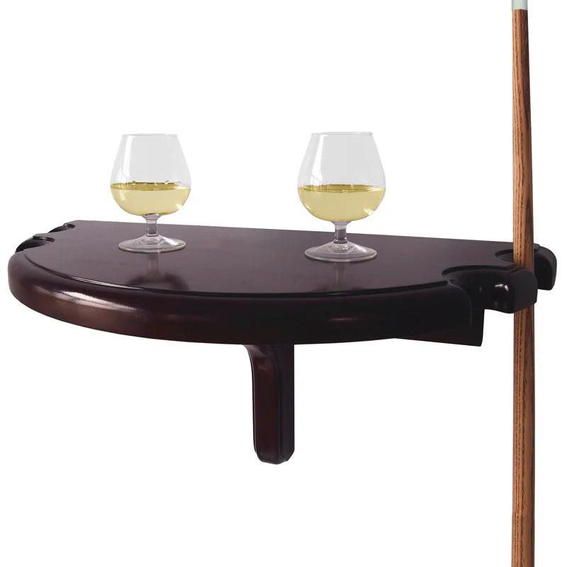 Hathaway Games Premium Half Moon Pool Cue Wall Shelf