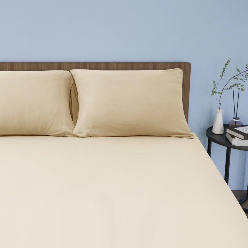 Awesome Home Sheet Set Ultra Soft Jersey Knit Sheet Set Deep Pocket