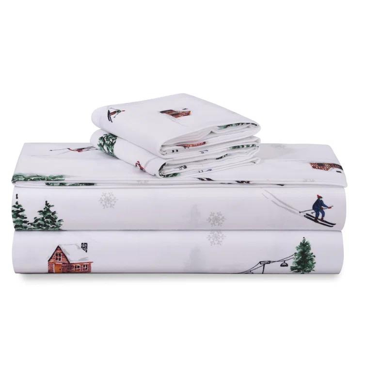 Azores Home Brentwood Flannel Sheet Set