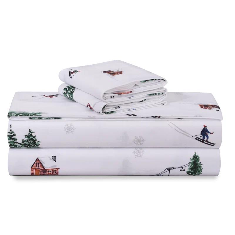 Azores Home Brentwood Flannel Sheet Set