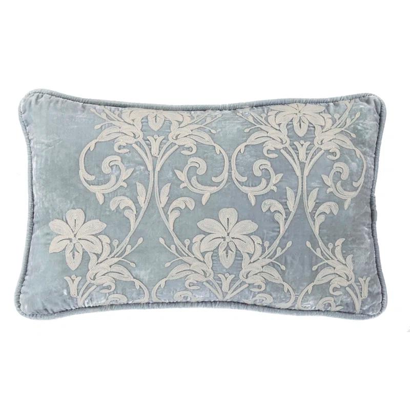 HiEnd Accents Belle Appliqued Throw Pillow
